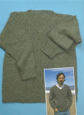 Diamond and Cable Aran